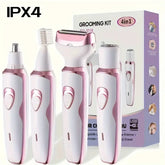4-in-1 Women’s Electric Shaver – Rechargeable and Portable