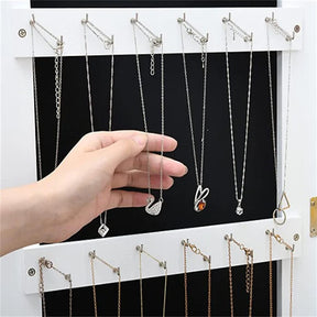 Jewellery Mirror 170 x 70 cm, Full-Length Mirror with Jewellery Organiser