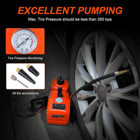 Hydraulic Electric Car Jack with LED Light, Supports up to 5 Tonnes