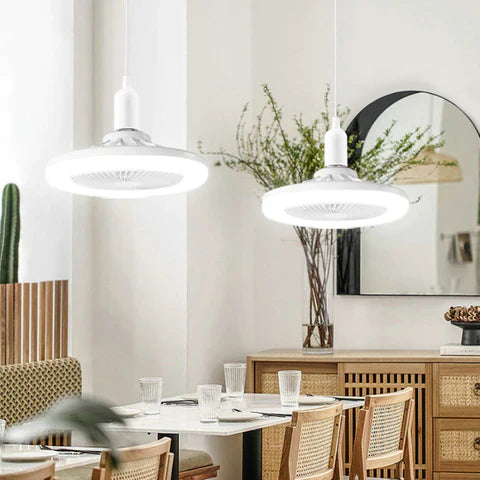 Ceiling Fan with Integrated LED Lights