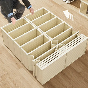 Foldable Transparent Shoe Rack – Functional Design